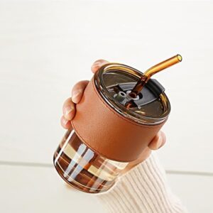 leather grip coffee mug